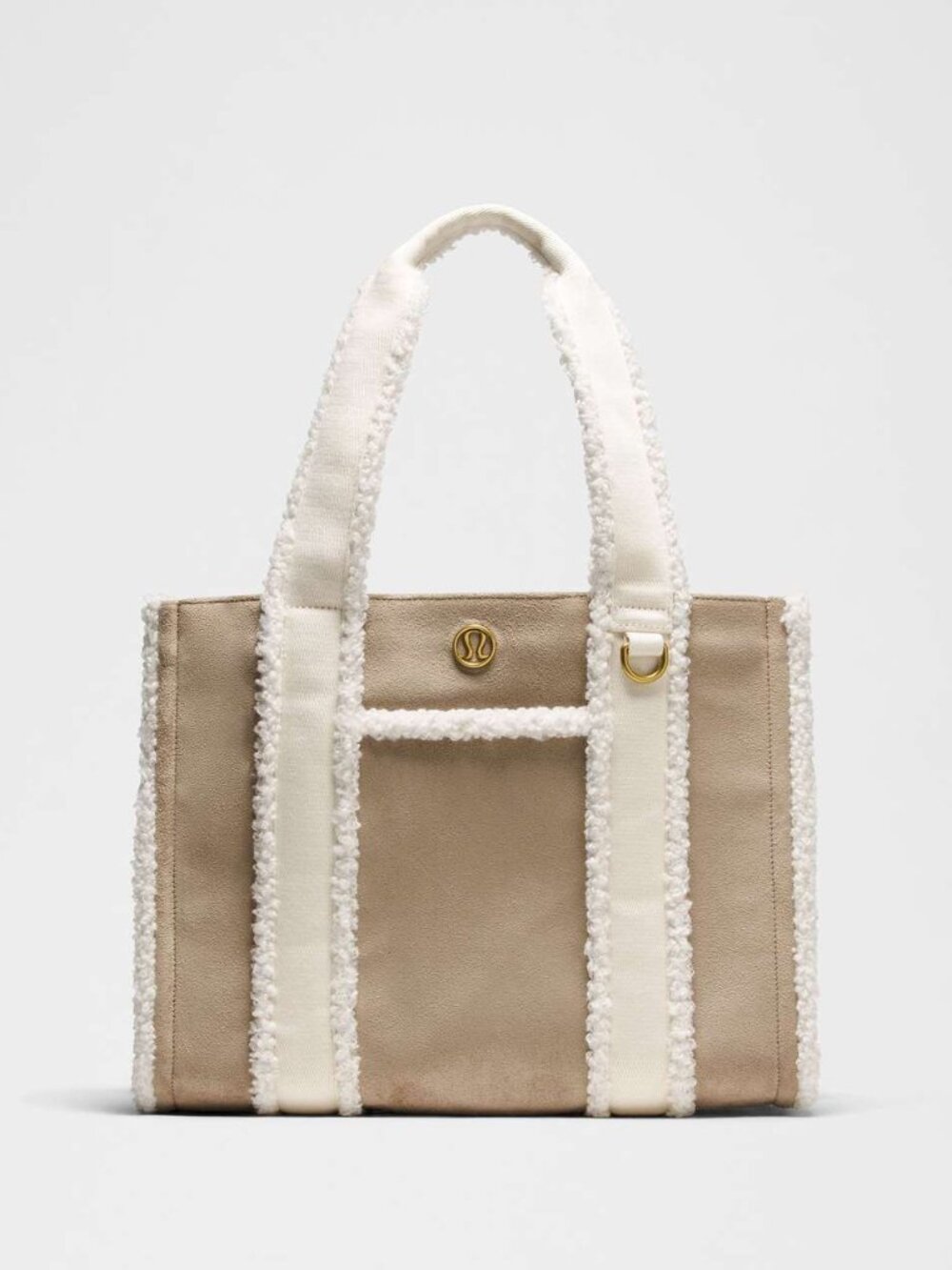 Lululemon Boxy Tote Bag 10L *Faux Shearling TrimsLululemon Boxy Tote Bag 10L